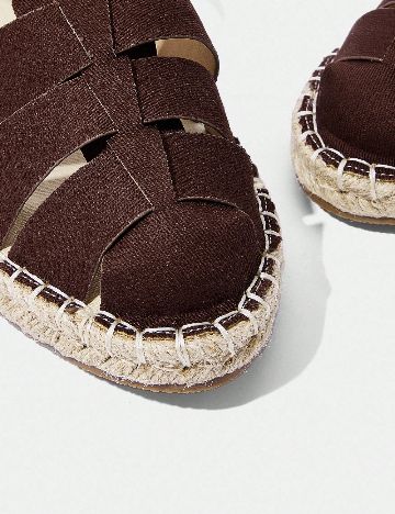 Espadrile SHEIN, maro