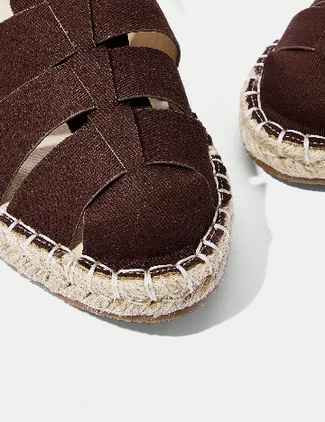 Espadrile SHEIN, maro