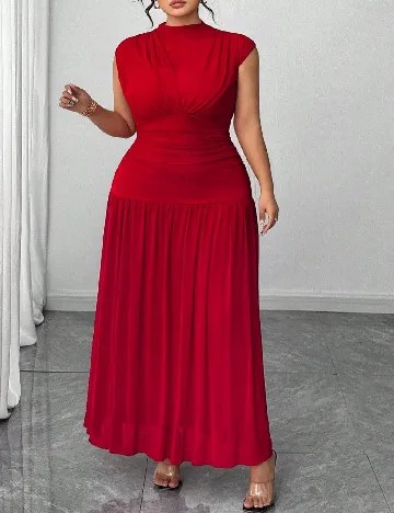 Rochie lunga SHEIN CURVE, rosu