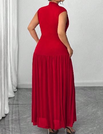 Rochie lunga SHEIN CURVE, rosu