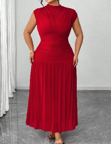 Rochie lunga SHEIN CURVE, rosu