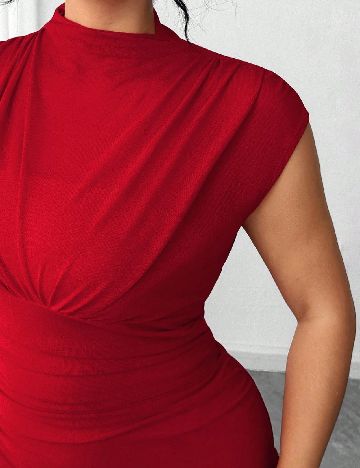 Rochie lunga SHEIN CURVE, rosu