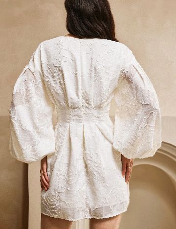 Rochie scurta SHEIN, ecru