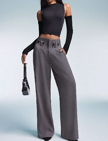 Pantaloni Aveloria, gri