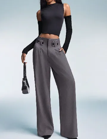 Pantaloni Aveloria, gri