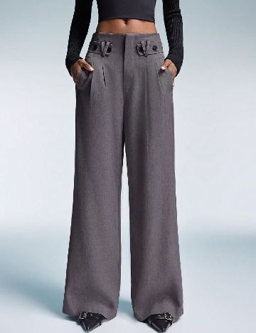 Pantaloni Aveloria, gri