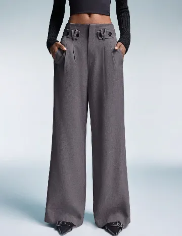 Pantaloni Aveloria, gri