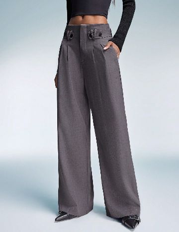 Pantaloni Aveloria, gri