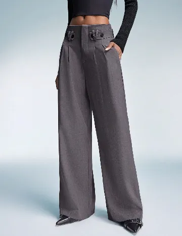 Pantaloni Aveloria, gri