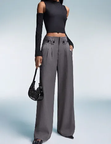 Pantaloni Aveloria, gri