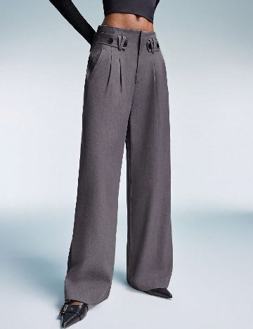 Pantaloni Aveloria, gri