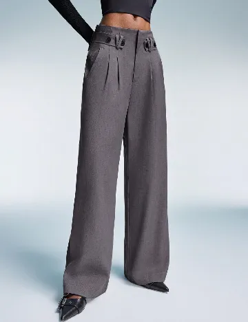 Pantaloni Aveloria, gri