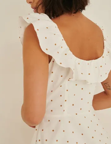 Rochie scurta NA-KD, alb