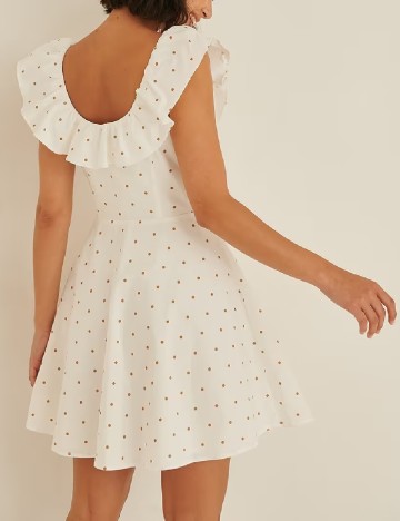 Rochie scurta NA-KD, alb
