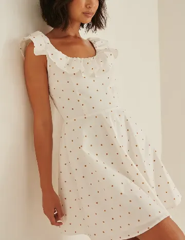 Rochie scurta NA-KD, alb