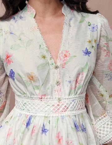 Rochie scurta SHEIN, floral print