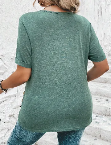 Bluza SHEIN CURVE, verde