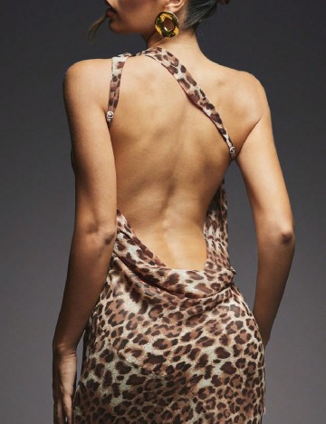 Rochie lunga SHEIN, animal print