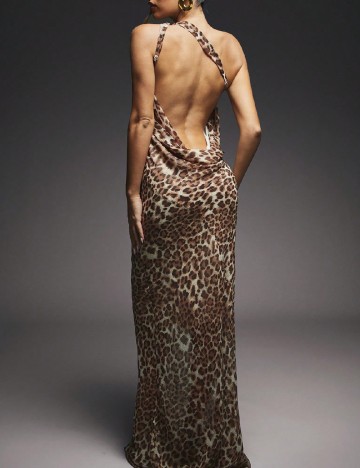 Rochie lunga SHEIN, animal print