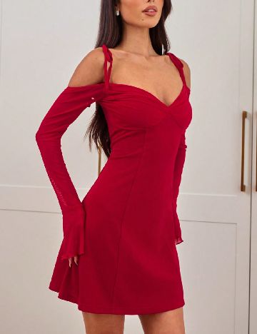 Rochie scurta SHEIN, rosu