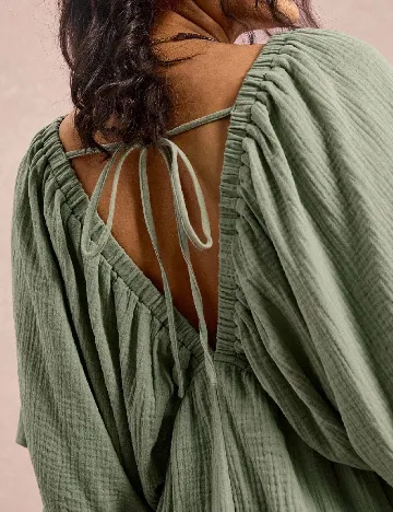 Rochie scurta SHEIN CURVE, verde