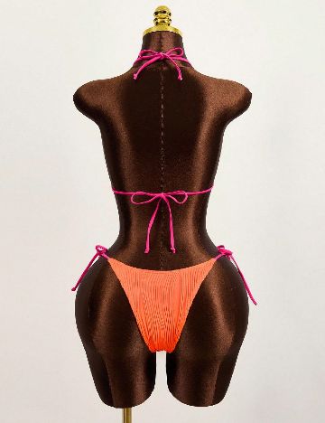 Costum de baie SHEIN, portocaliu/roz