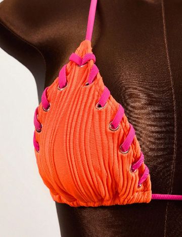 Costum de baie SHEIN, portocaliu/roz