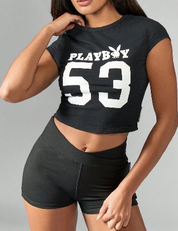 Top Missguided, negru