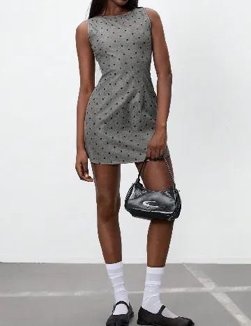 Rochie scurta SHEIN, gri