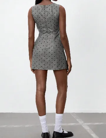 Rochie scurta SHEIN, gri