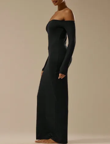 Rochie lunga Musera, negru