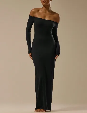 Rochie lunga Musera, negru