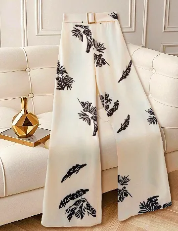 Pantaloni SHEIN, crem