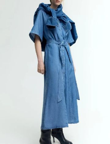 Rochie lunga H&M, albastru