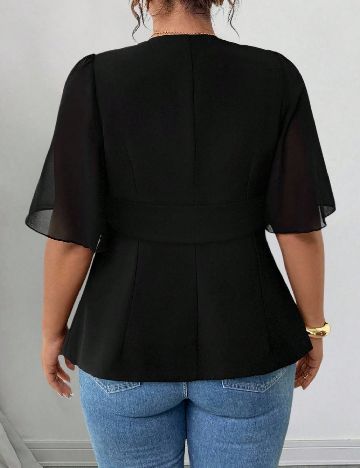 Bluza SHEIN CURVE, negru