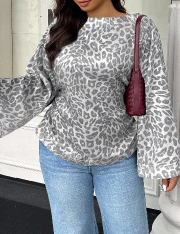 Bluza SHEIN CURVE, animal print