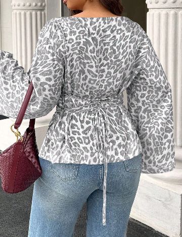Bluza SHEIN CURVE, animal print