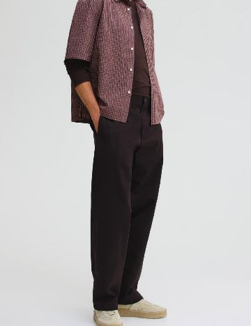 Pantaloni H&M, maro inchis