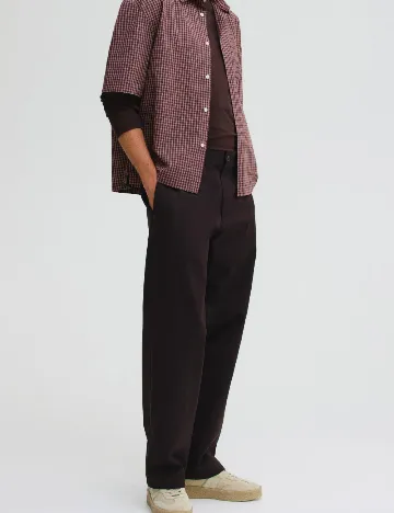 Pantaloni H&M, maro inchis