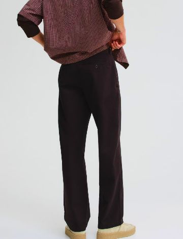 Pantaloni H&M, maro inchis