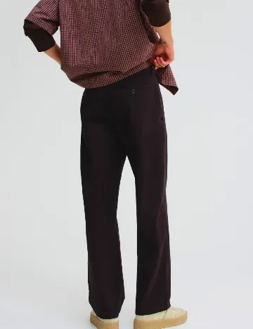 Pantaloni H&M, maro inchis