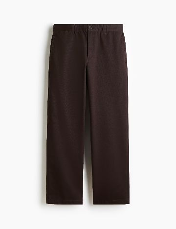 Pantaloni H&M, maro inchis