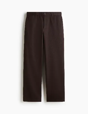 Pantaloni H&M, maro inchis