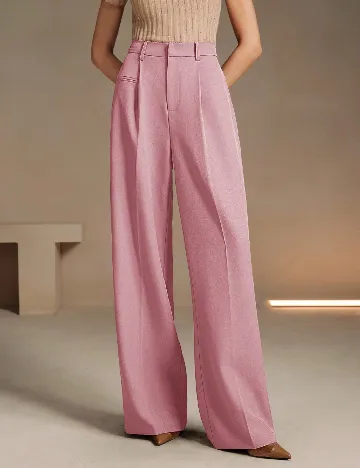 Pantaloni SHEIN, roz