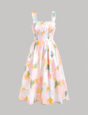 Rochie medie SHEIN CURVE, mix culori