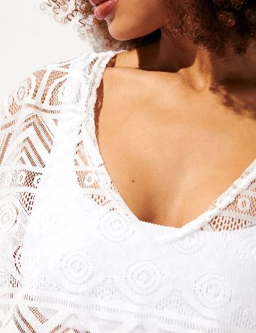 Rochie de plaja Sinsay, alb