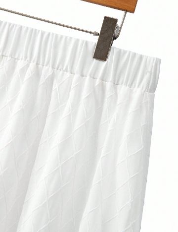 Fusta SHEIN CURVE, alb