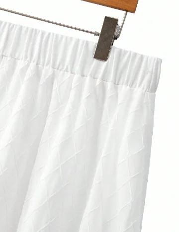 Fusta SHEIN CURVE, alb