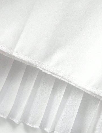 Fusta SHEIN CURVE, alb