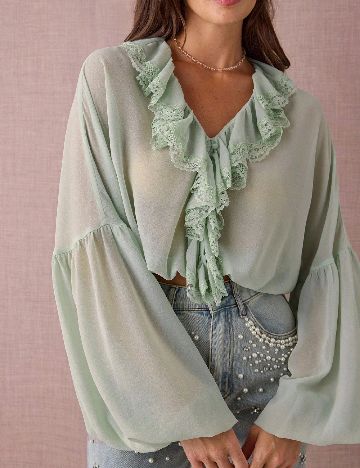 Bluza SHEIN, verde